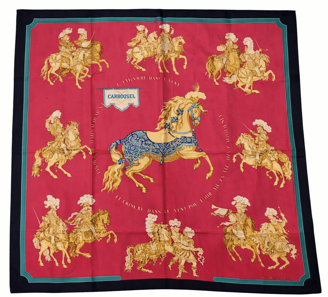 Carré Hermès : Modèle "Carrousel"