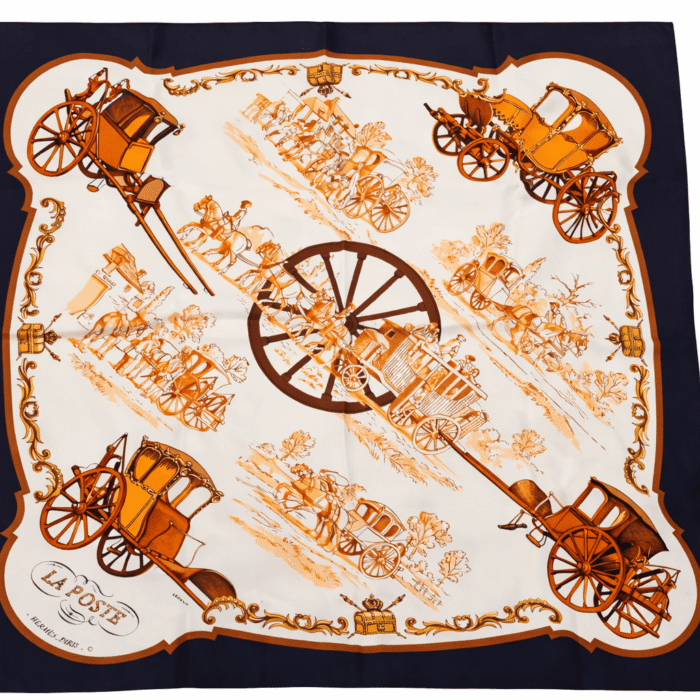 Carré Hermès : Modèle "La Poste"