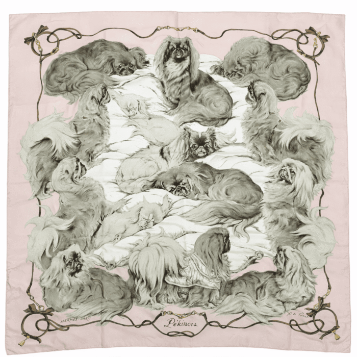 Carré Hermès : Modèle "Pékinois"