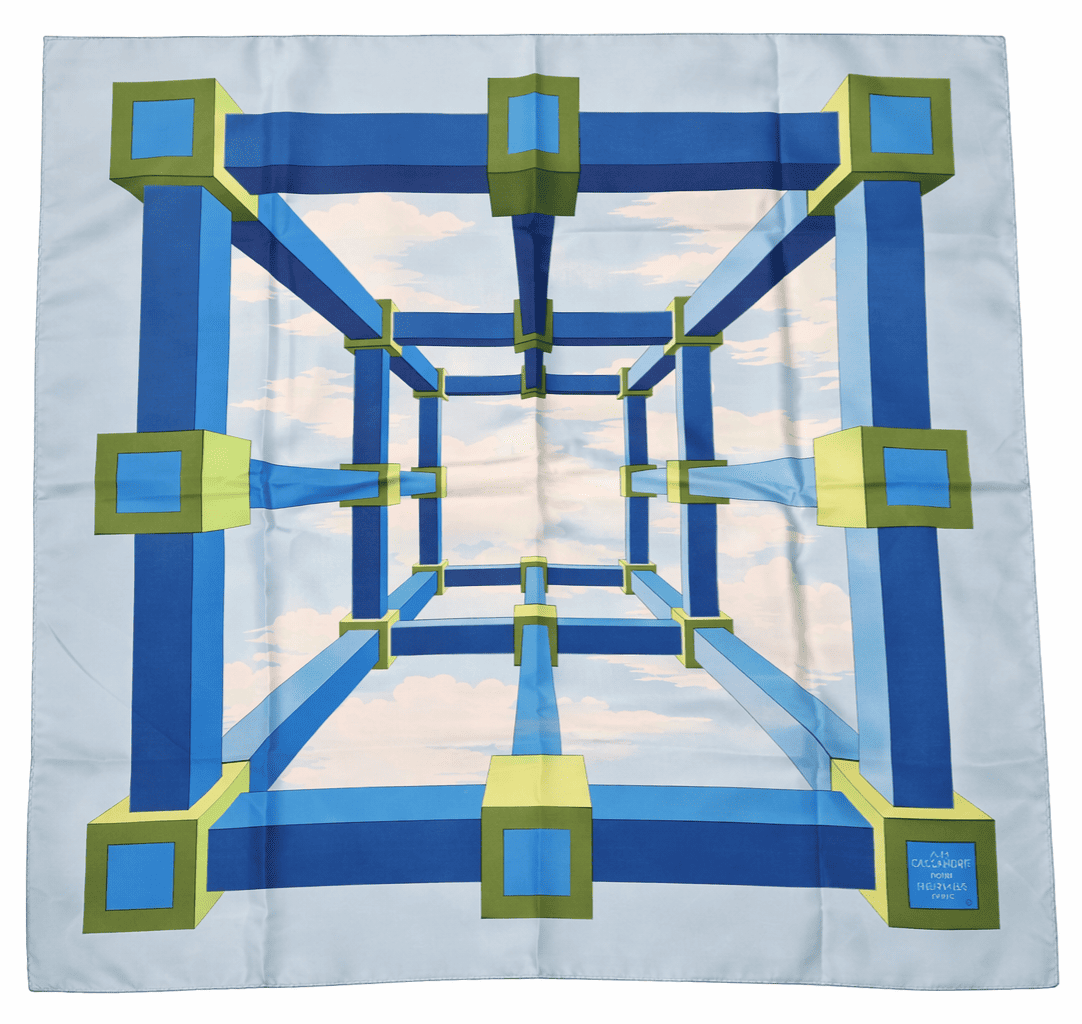 Carré Hermès : Modèle "Perspective"