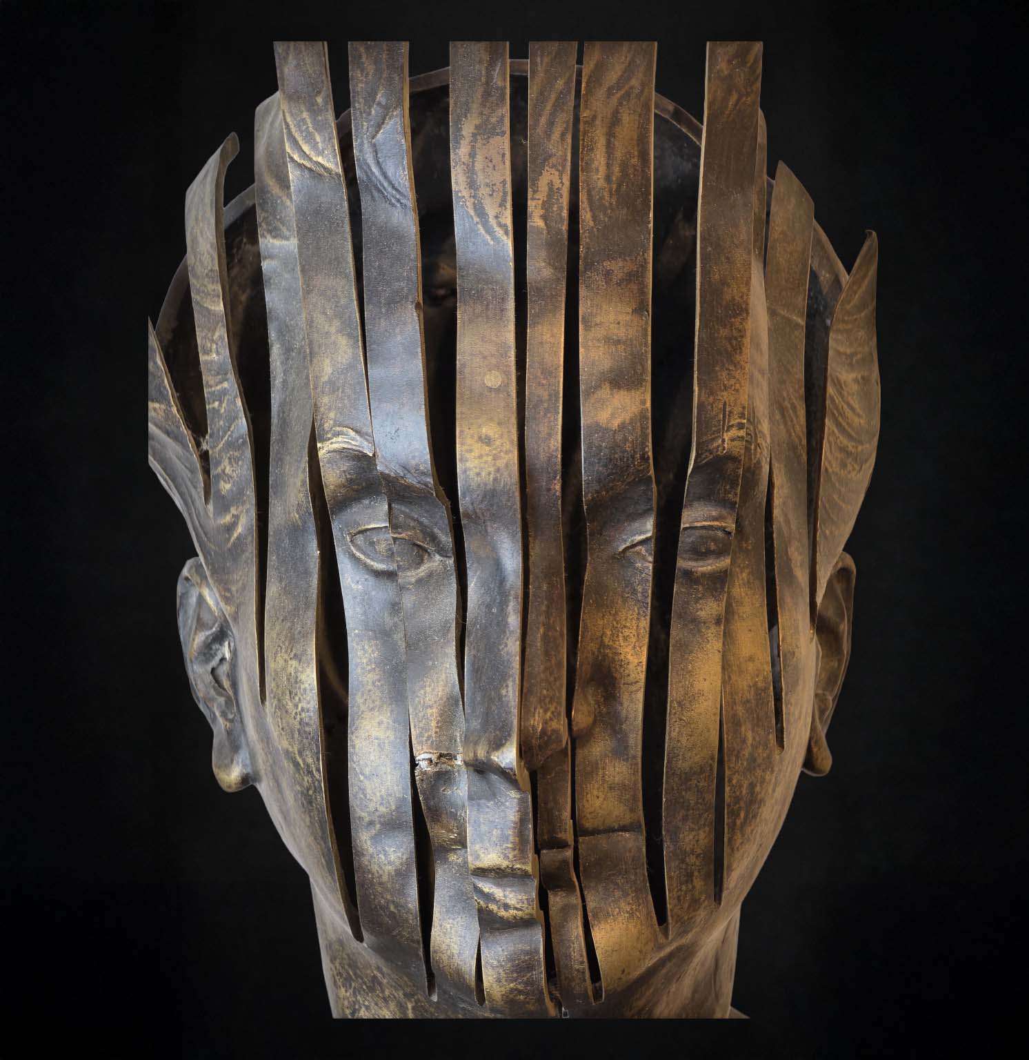 Buste en bronze signé René Hetzel