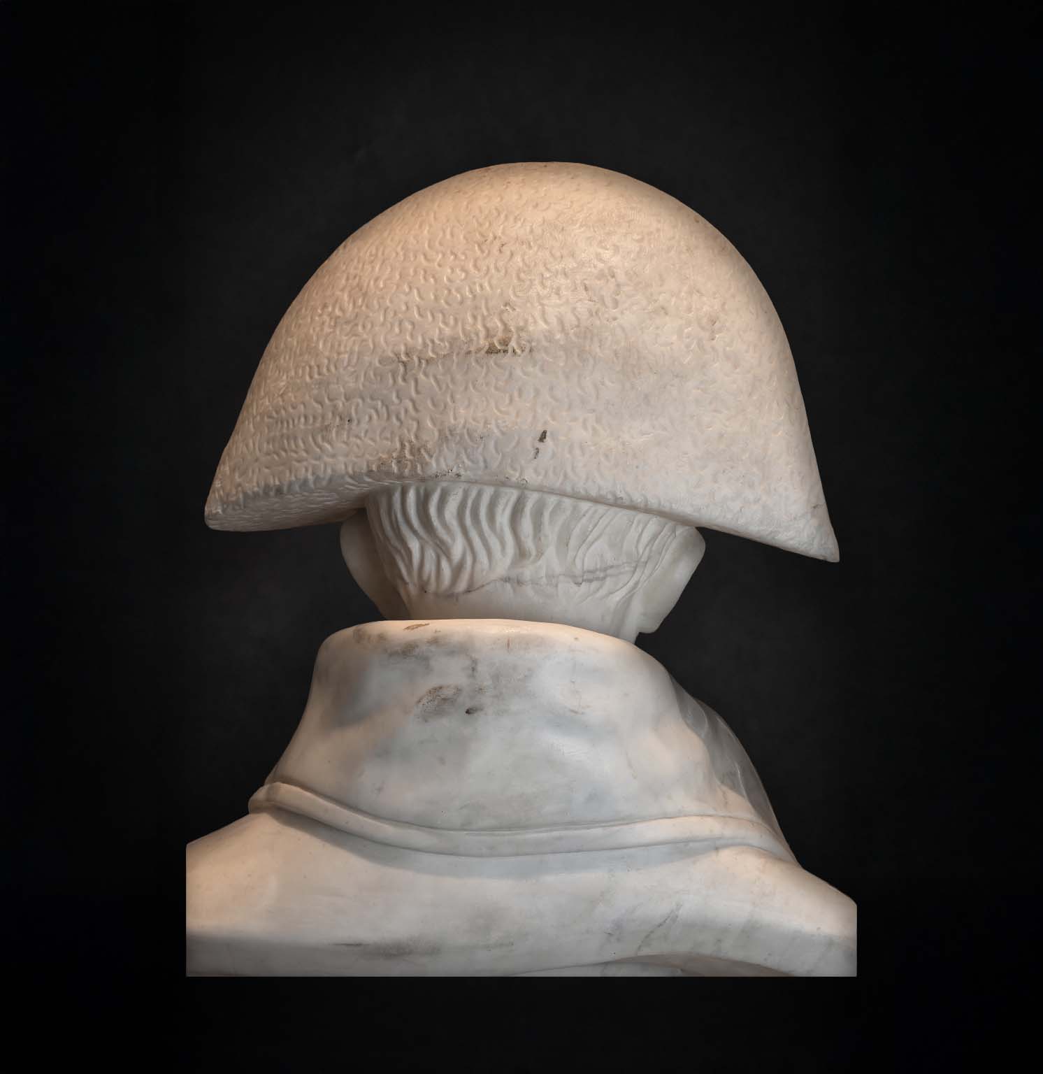 Buste de Napoléon Bonaparte en marbre de Carrare