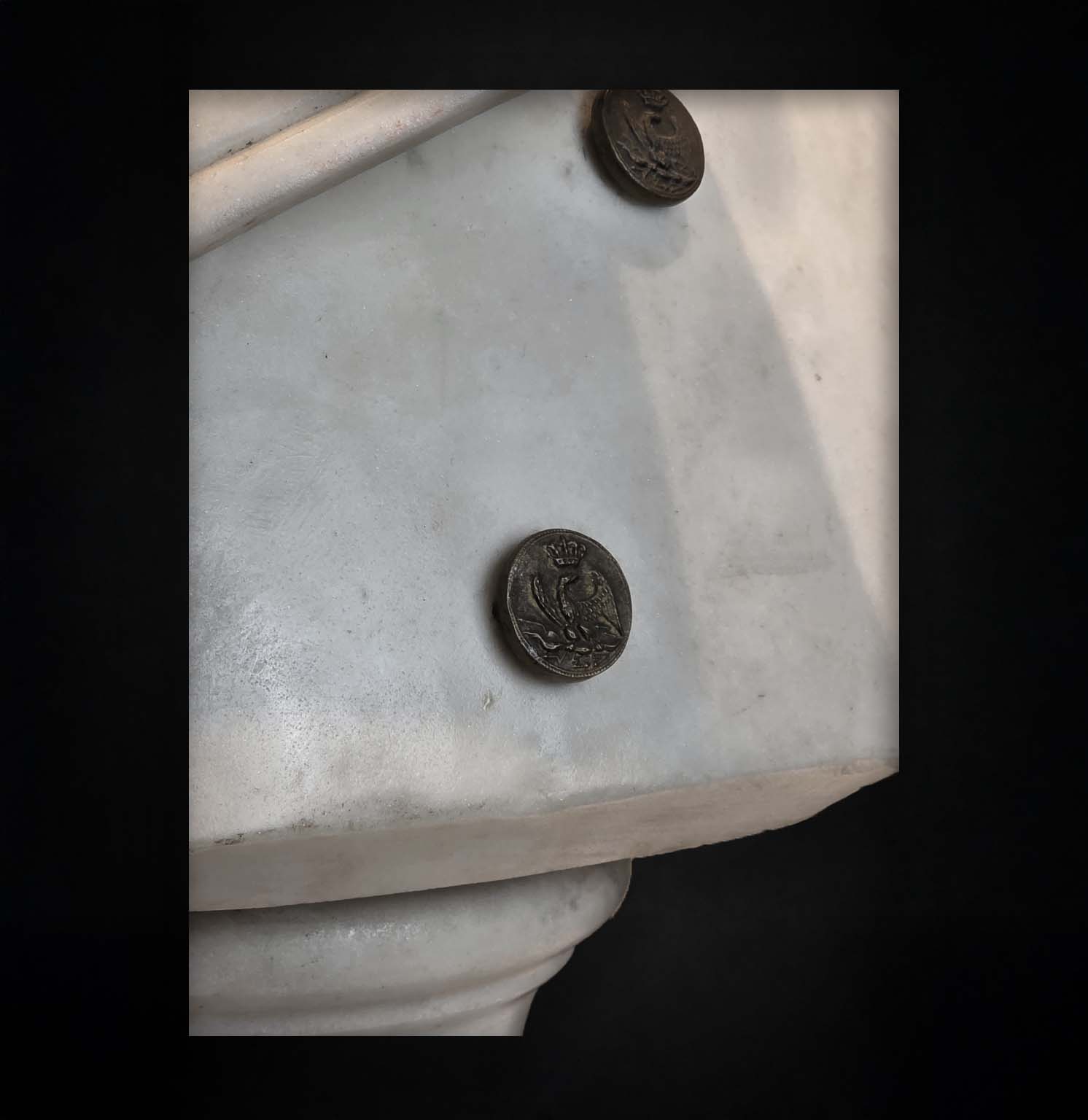 Buste de Napoléon Bonaparte en marbre de Carrare