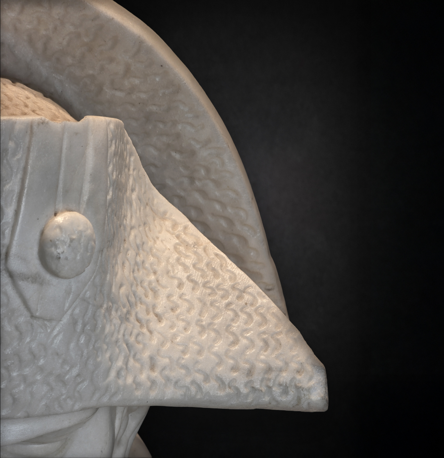 Buste de Napoléon Bonaparte en marbre de Carrare