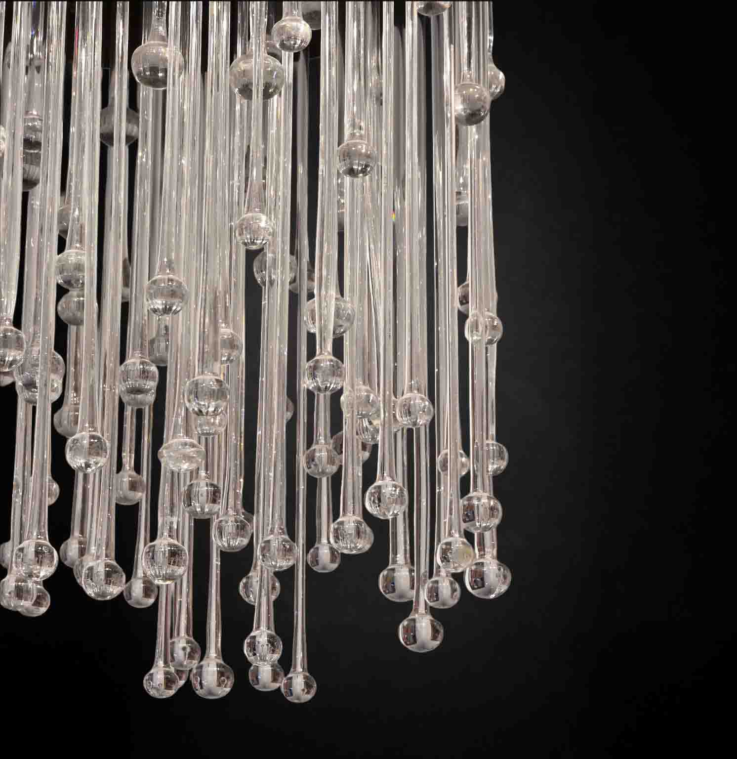 Lustre tambour en cristal - Maison Baccarat