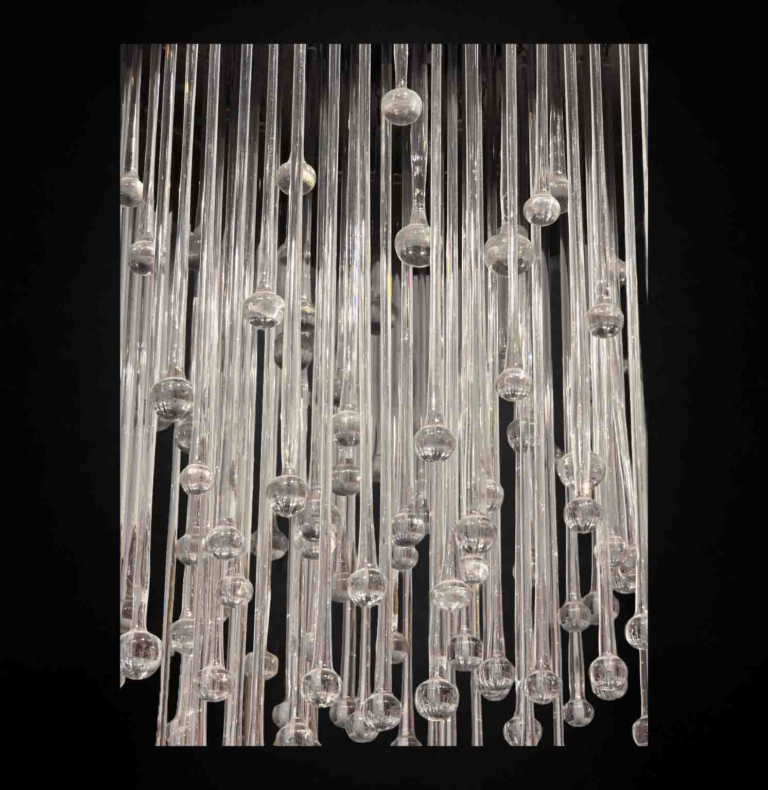 Lustre tambour en cristal - Maison Baccarat