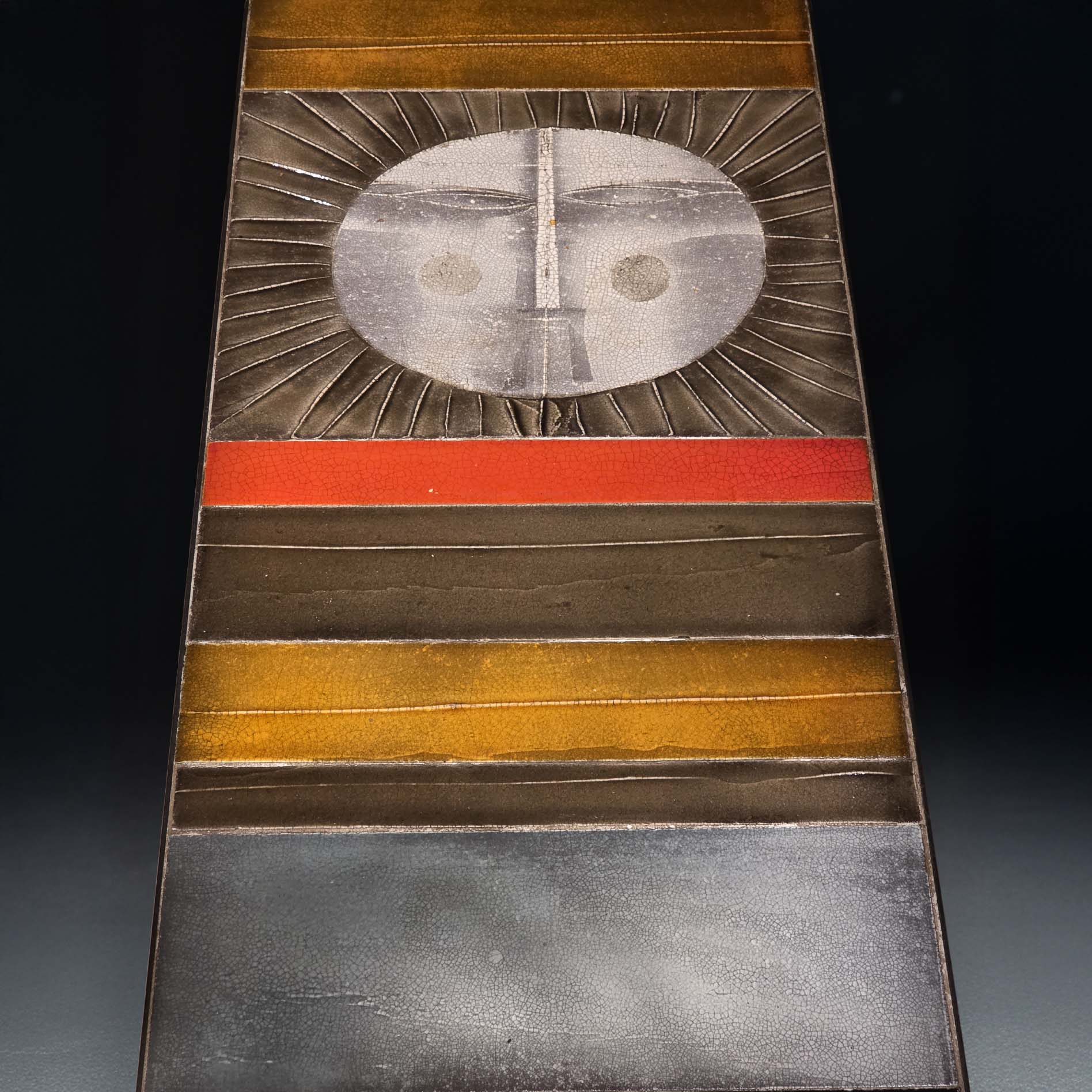 Table basse “Soleil” signée Roger Capron circa 1975
