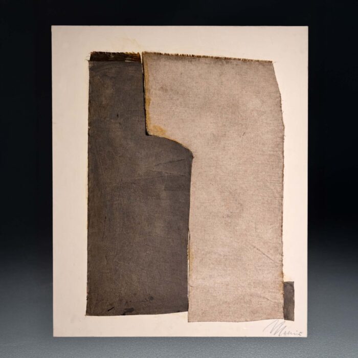 Technique mixte sur toile signée Edoardo Menini (1955)