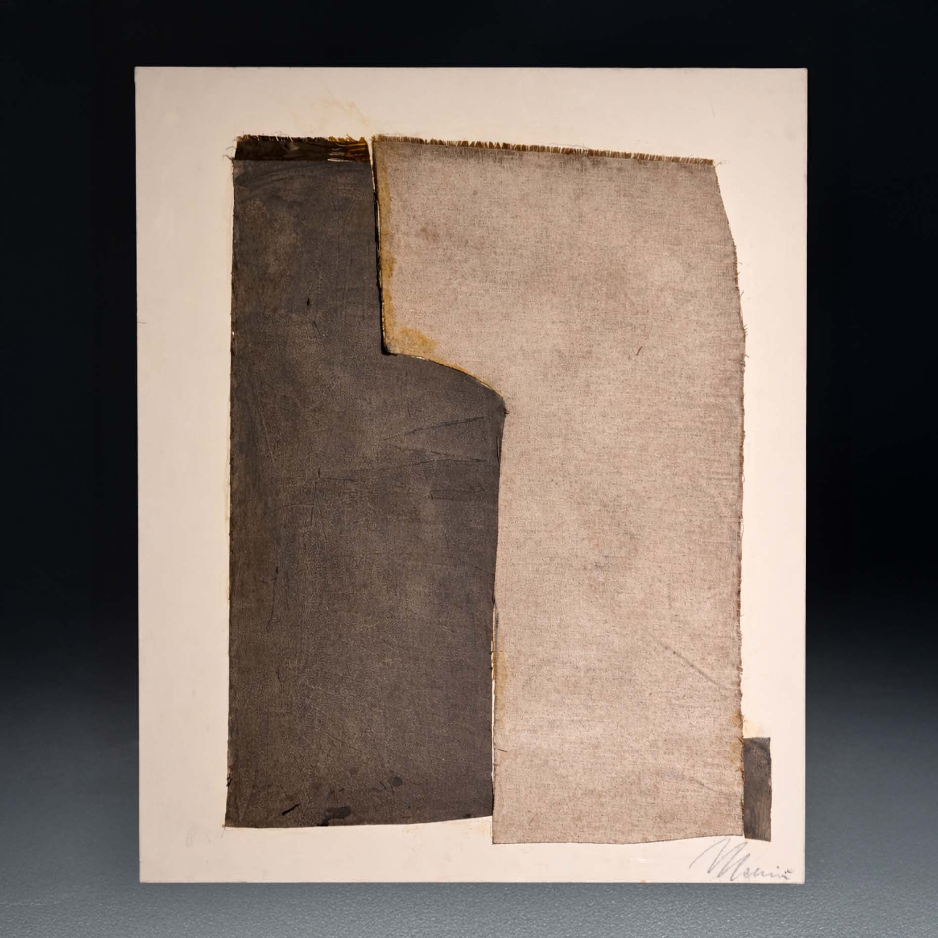 Technique mixte sur toile signée Edoardo Menini (1955)