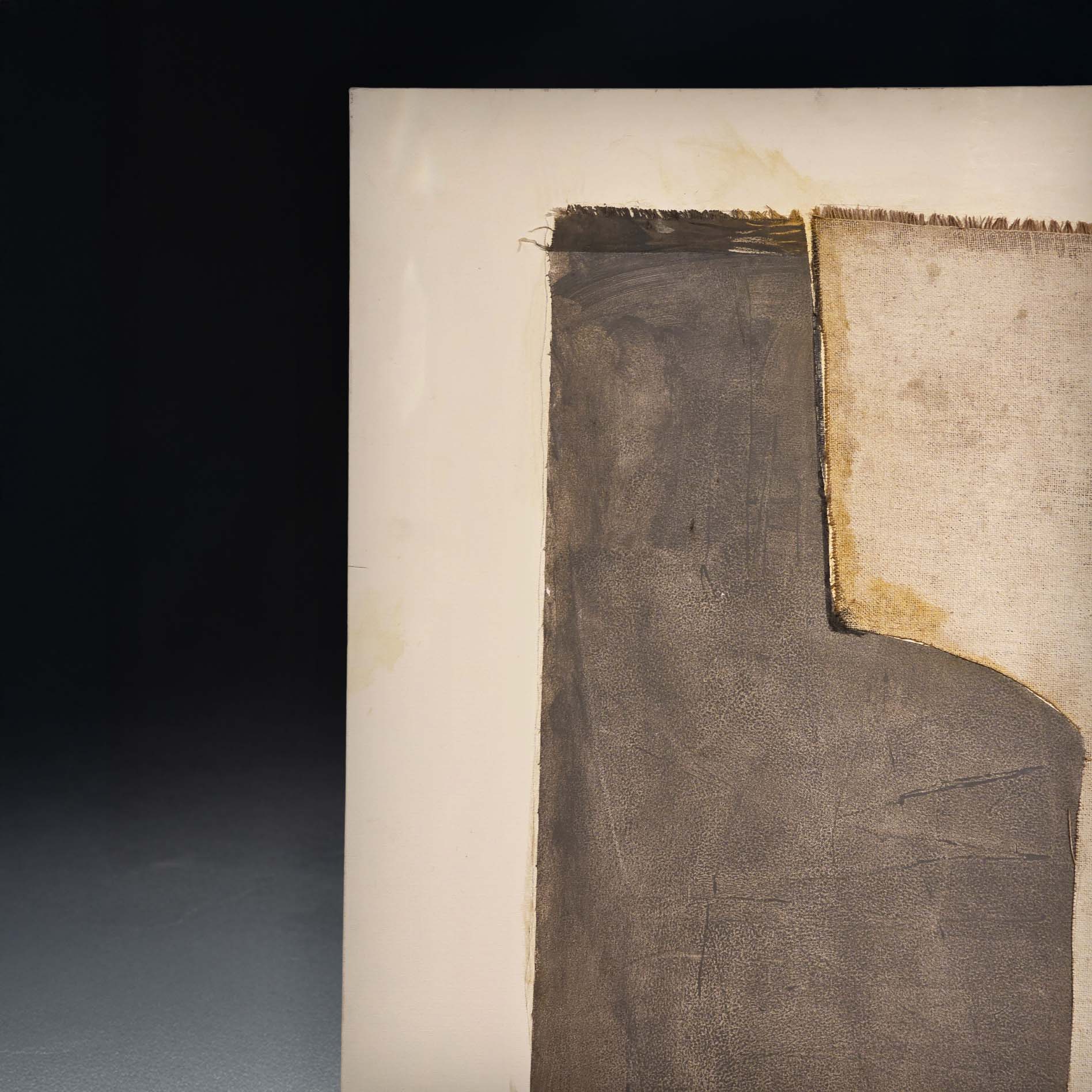 Technique mixte sur toile signée Edoardo Menini (1955)