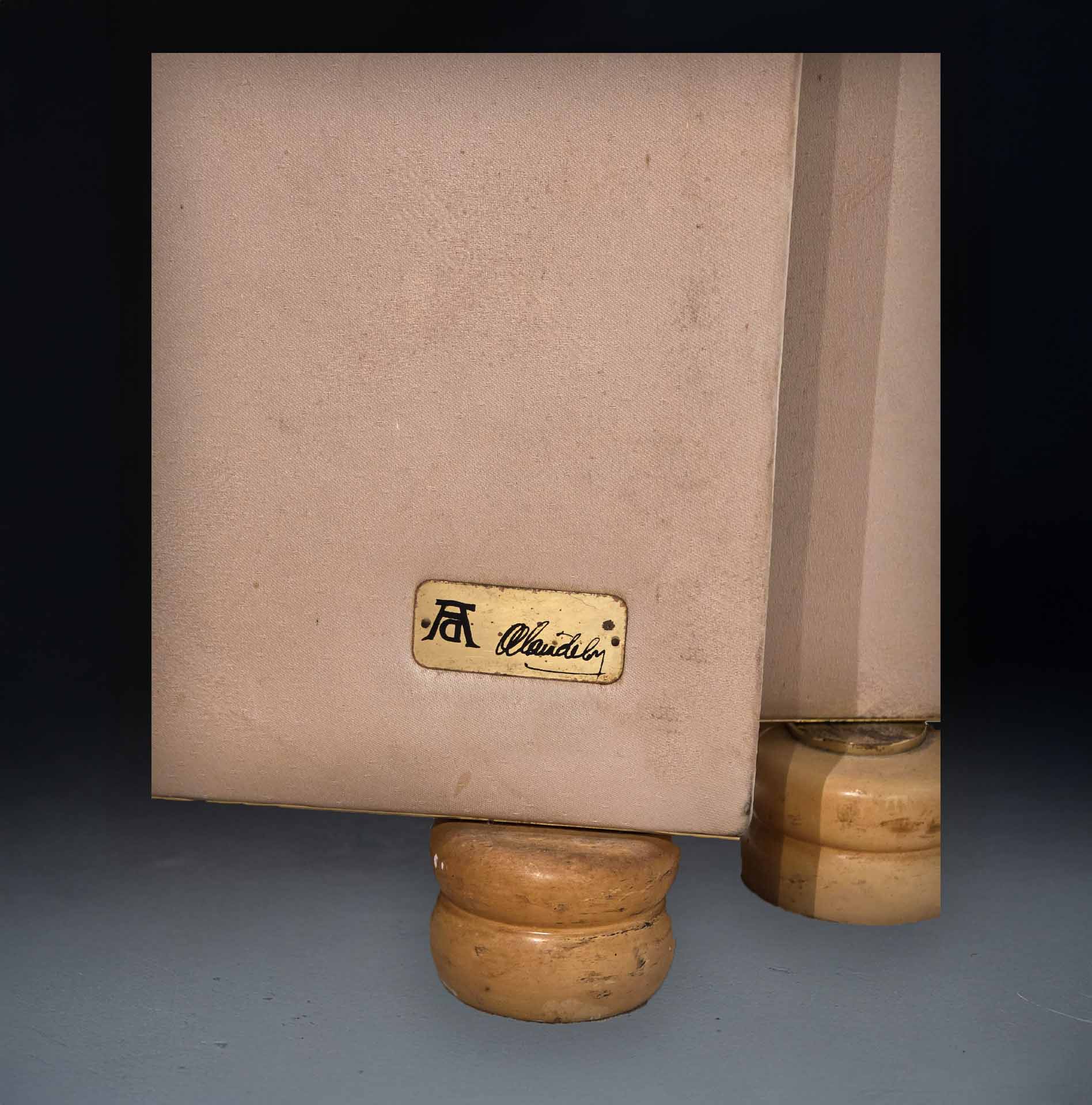 Miroir triptyque “Alain Delon” de la Maison Jansen – Vers 1970