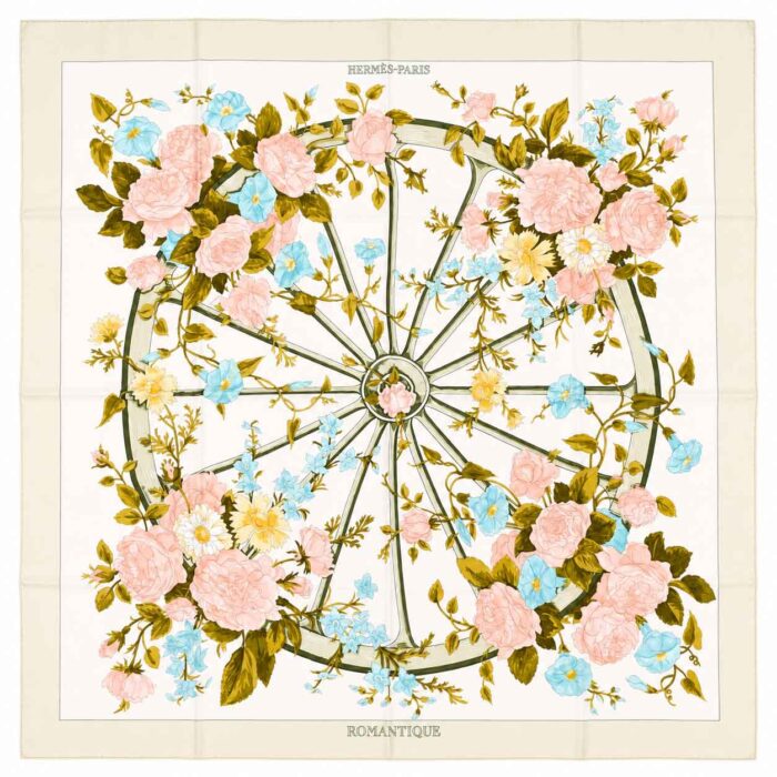 Carré Hermès Vintage "Romantique"