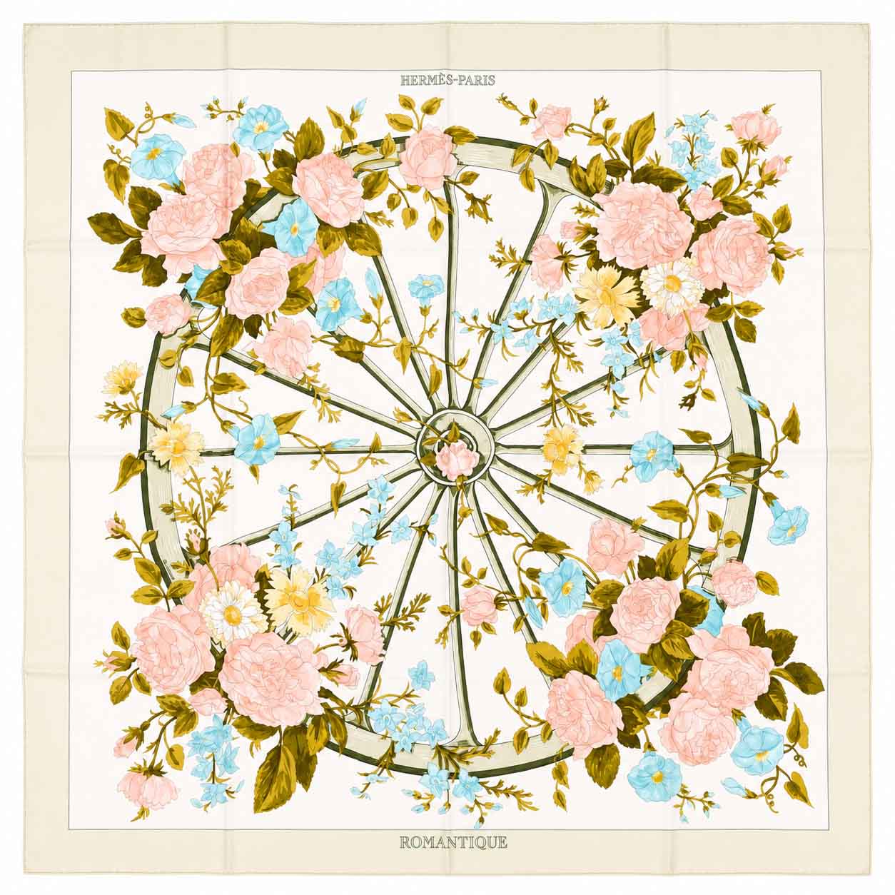 Carré Hermès Vintage « Romantique »