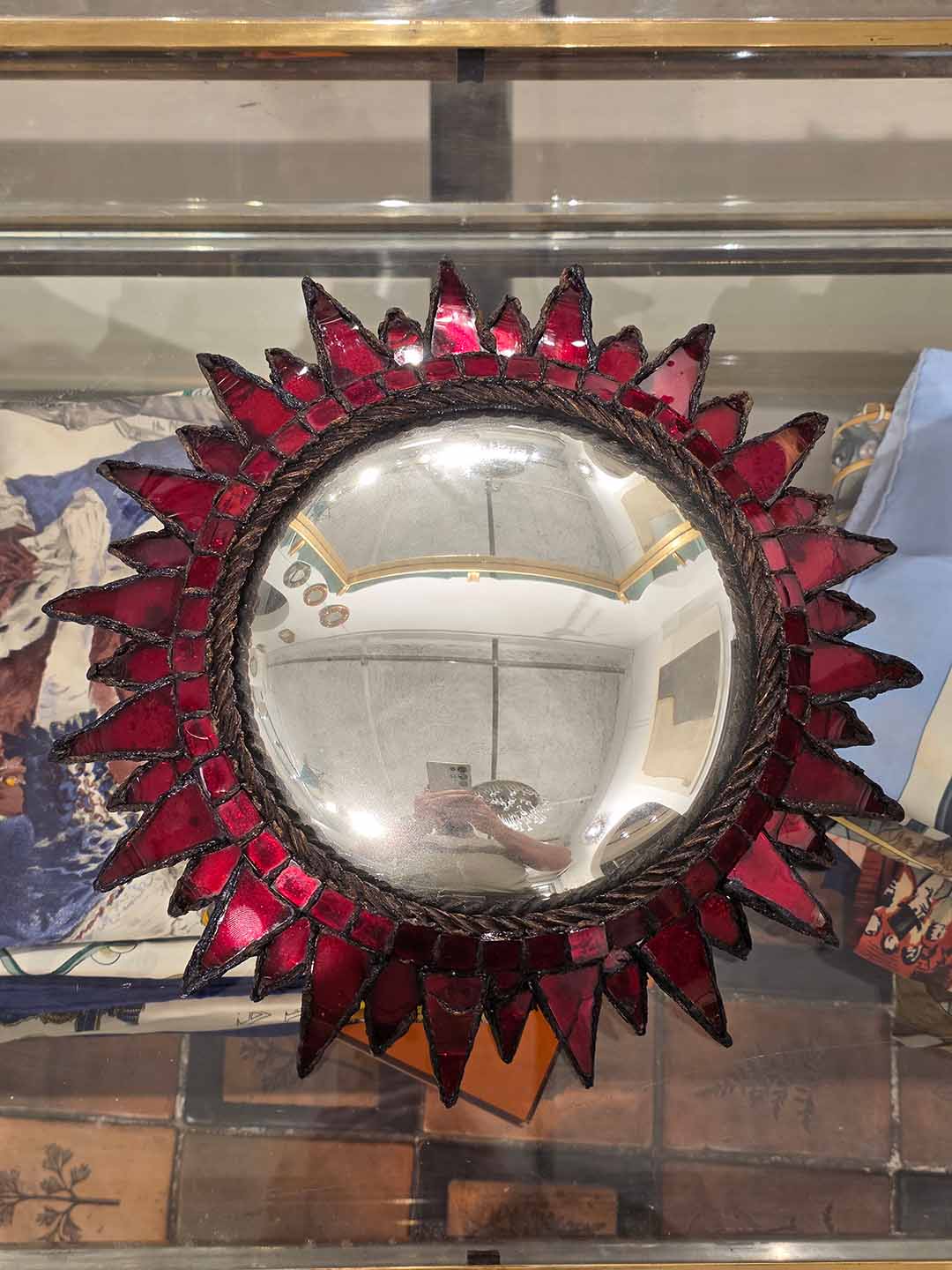 Miroir « Soleil à Pointes » – Line Vautrin