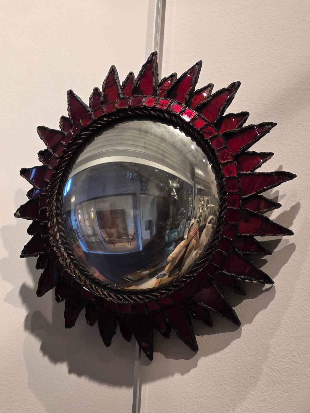 Miroir « Soleil à Pointes » – Line Vautrin