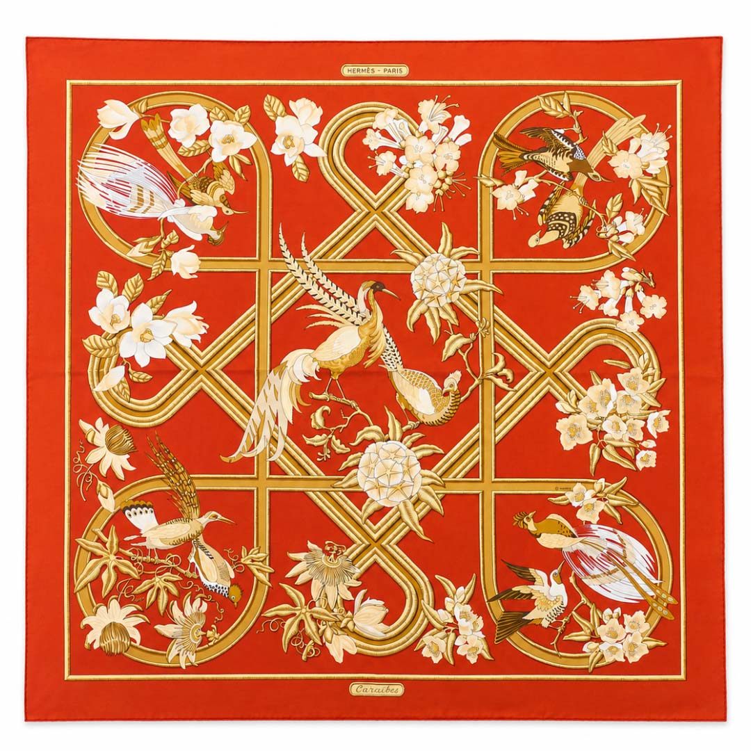 Carré Hermès Vintage « Caraïbes »