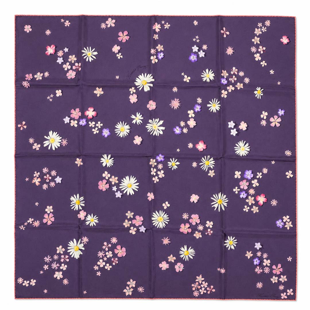 Carré Hermès Vintage « Flower Power »