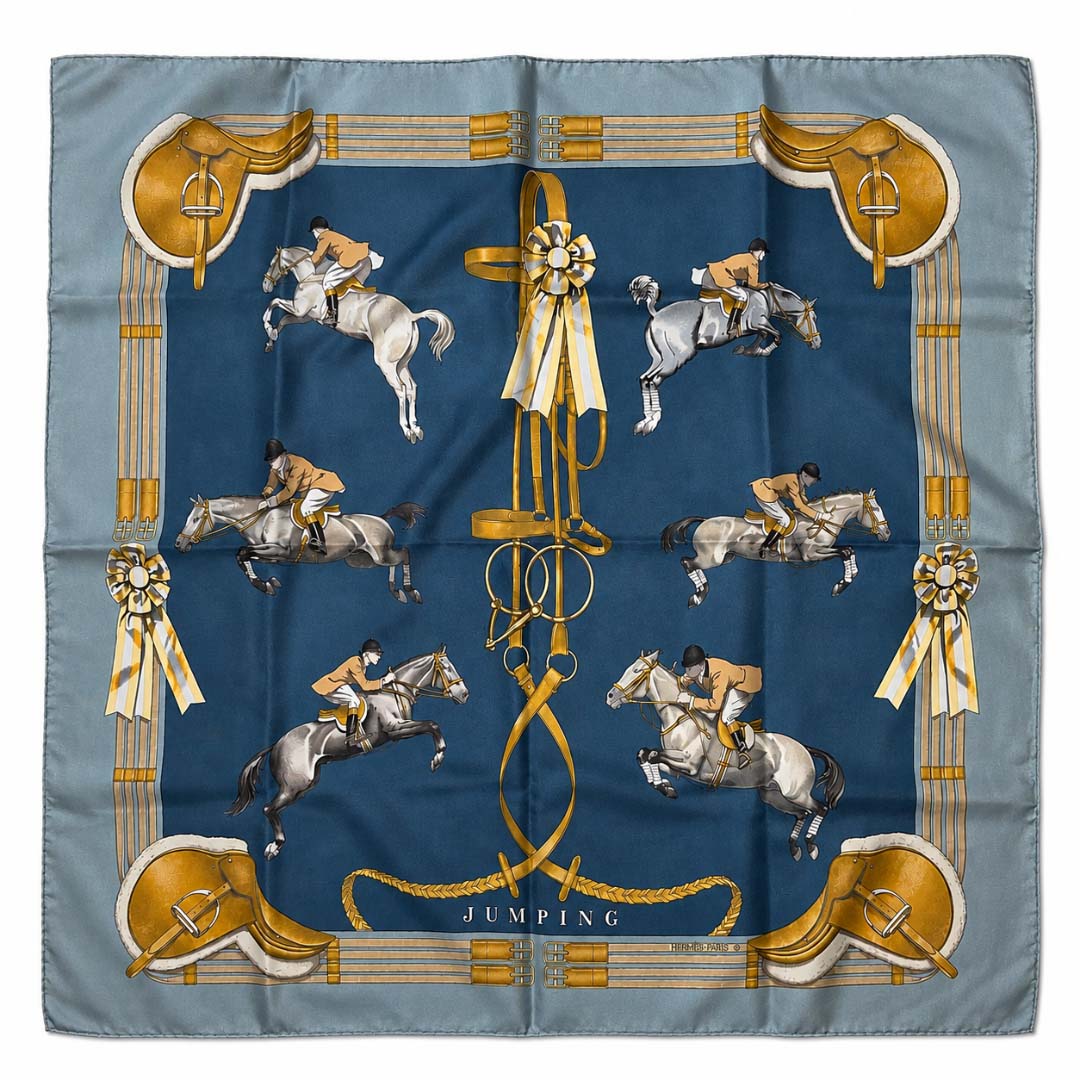 Carré Hermès Vintage « Jumping »