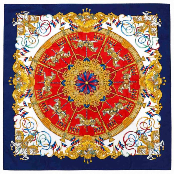 Carré Hermès Vintage "Luna Park"