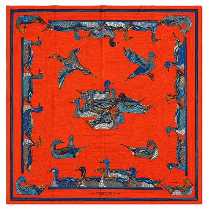 Carré Hermès Vintage "La Mare aux Canards"