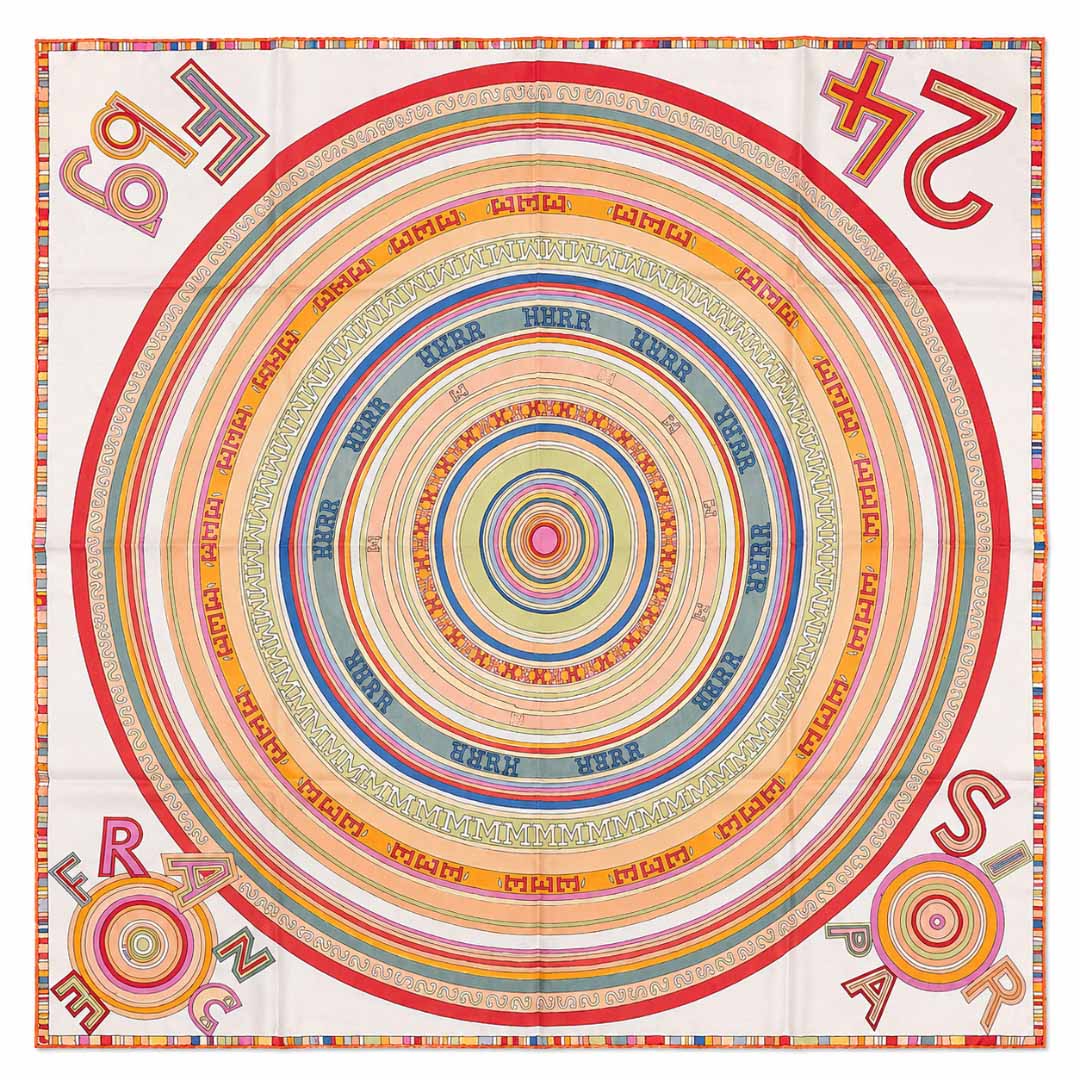 Carré Hermès Vintage « Tohu-Bohu »