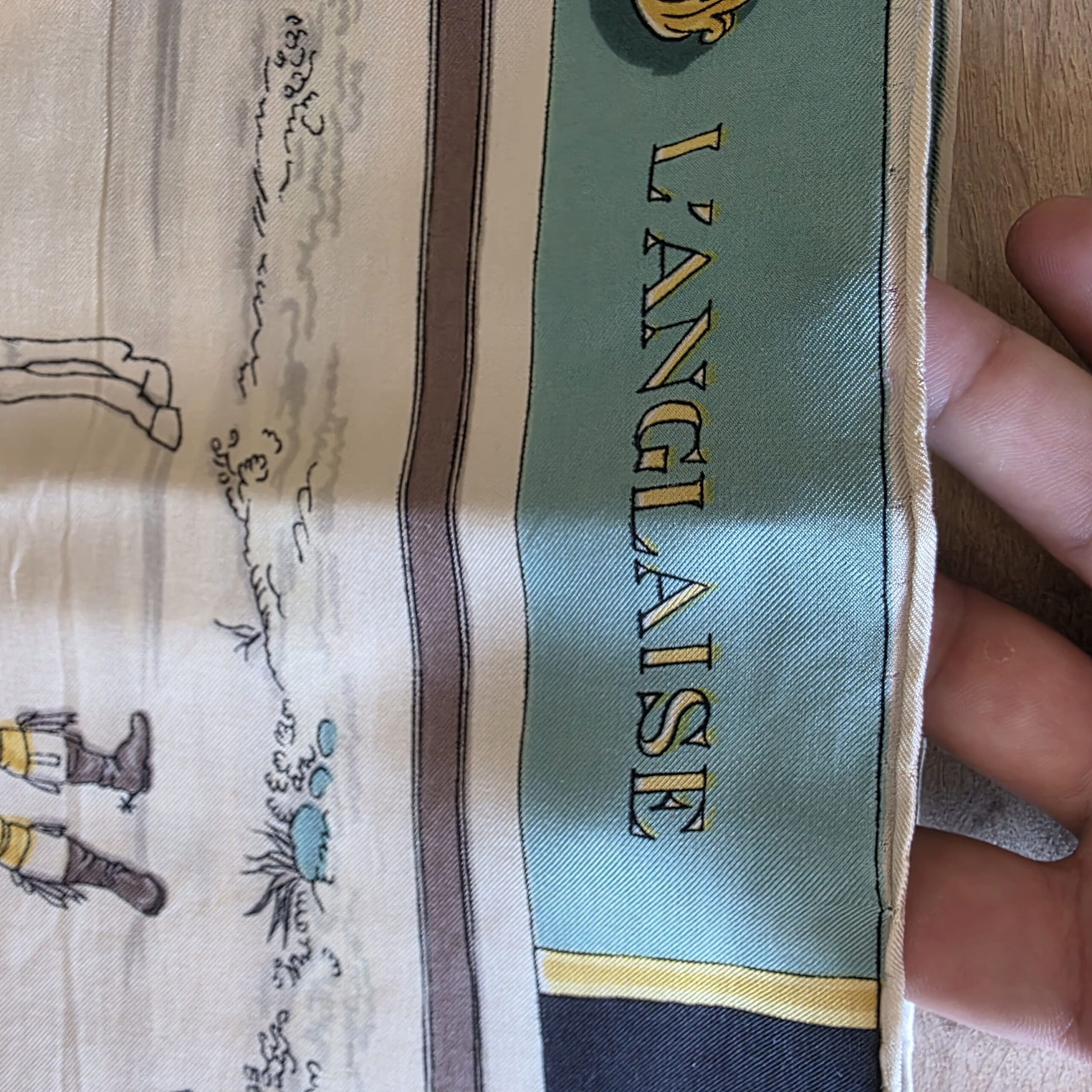 Carré Hermès Vintage "Harnais à l'Anglaise"