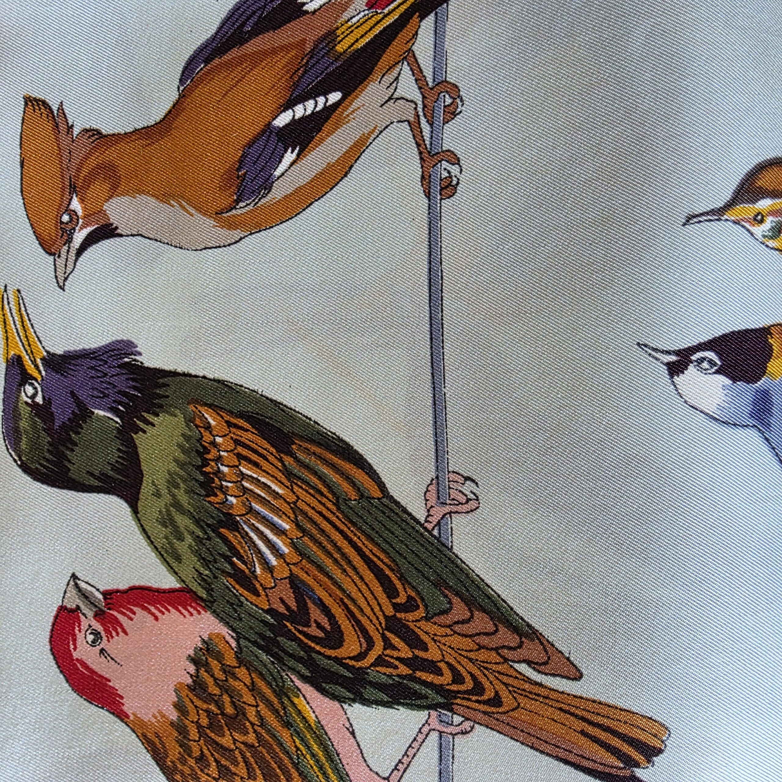 Carré Hermès Vintage "Les Oiseaux des Champs et des Bois"