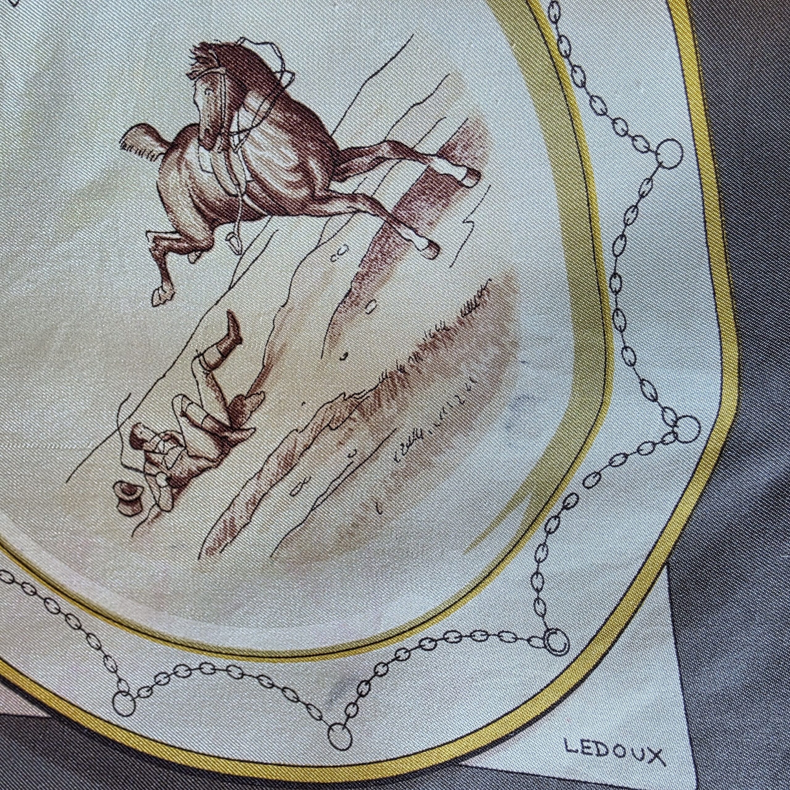 Carré Hermès Vintage "The Hunt"