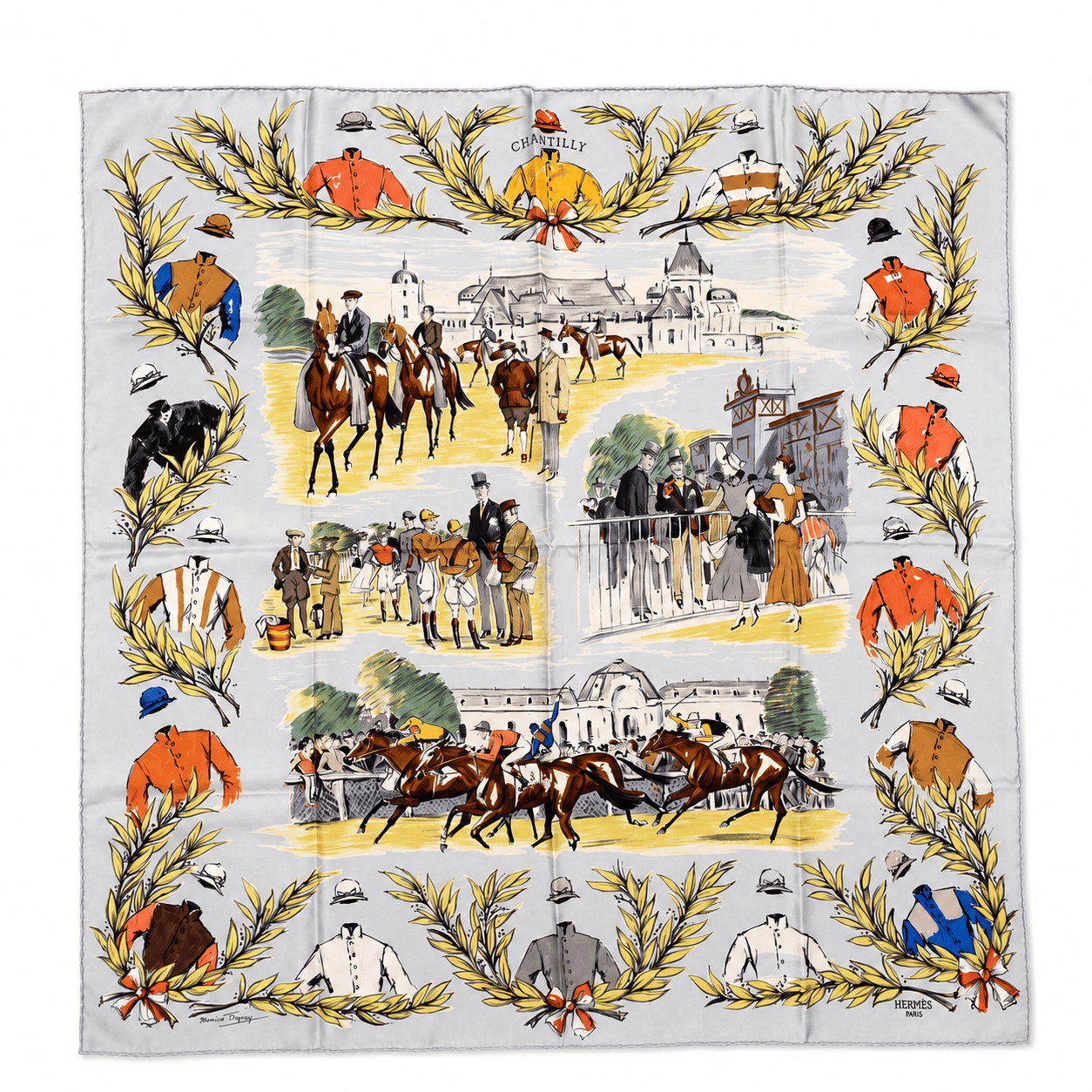 Carré Hermès Vintage « Chantilly »