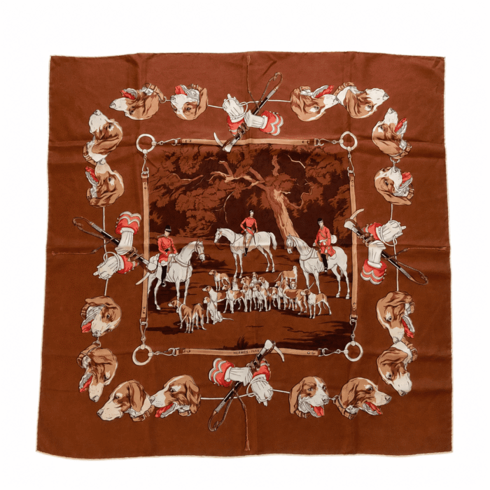 Carré Hermès Vintage "Chasse à courre"