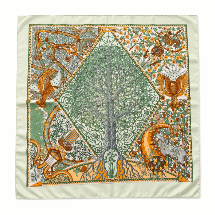 Carré Hermès Vintage "Axis Mundi"