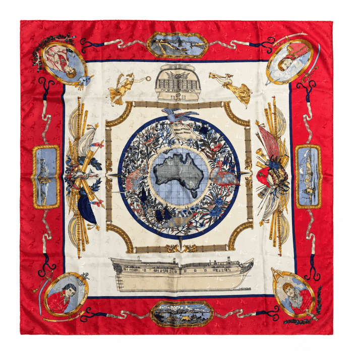 Carré Hermès Vintage "Le Géographe"
