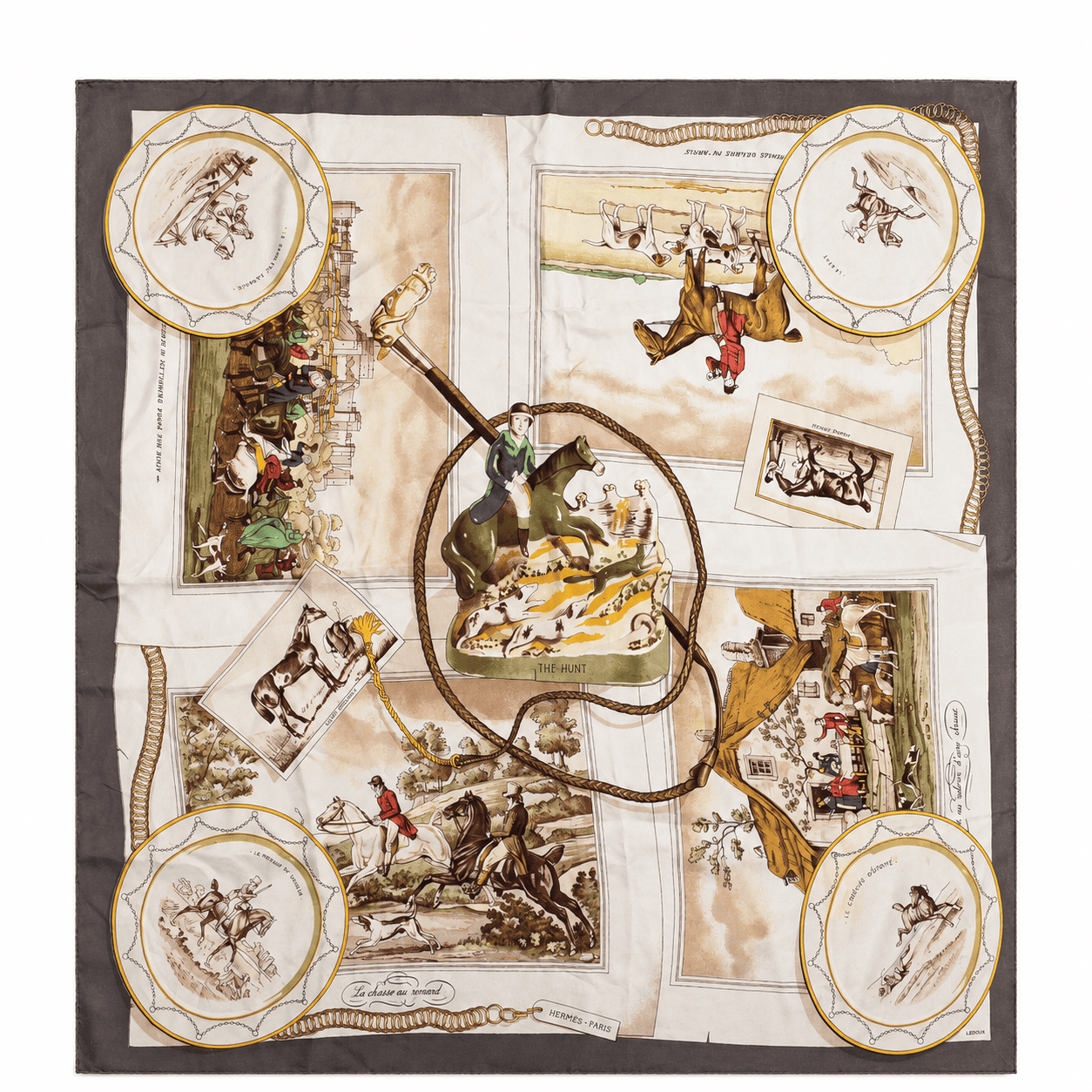 Carré Hermès Vintage « The Hunt »