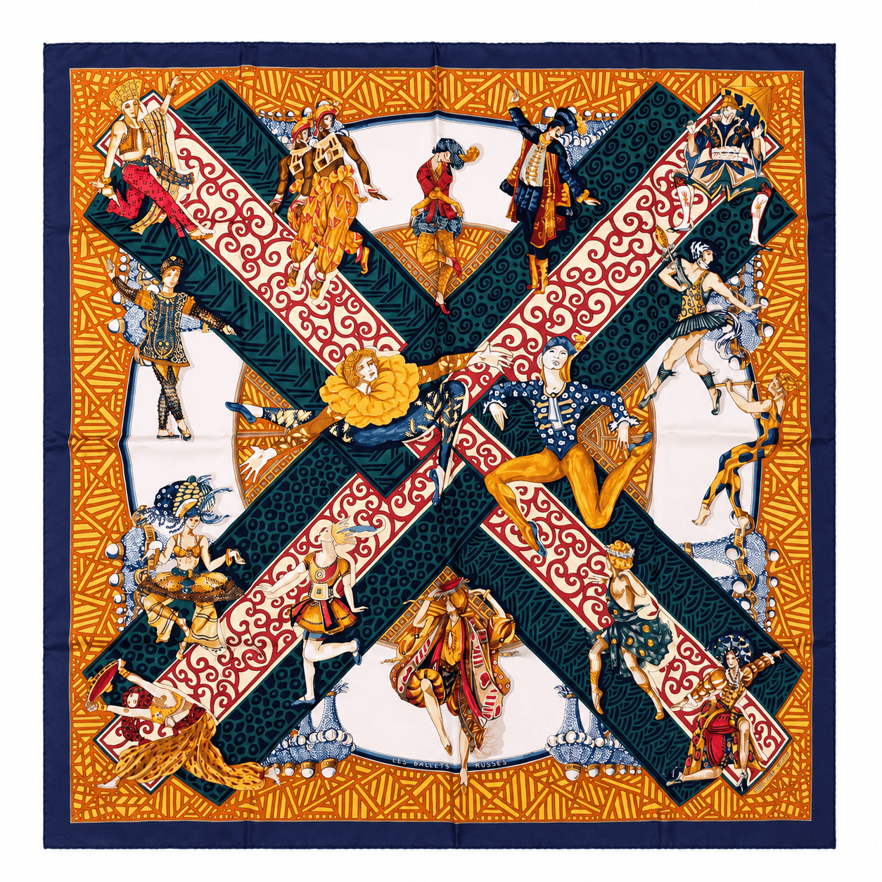 Carré Hermès Vintage "Les Ballets Russes"