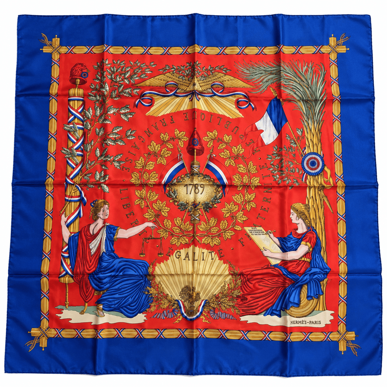 Carré Hermès Vintage « 1789 – République Française »