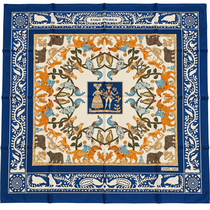 Carré Hermès Vintage « Early America »