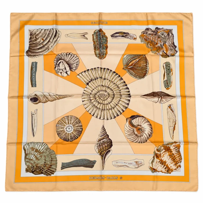 Carré Hermès Vintage "Géologie"