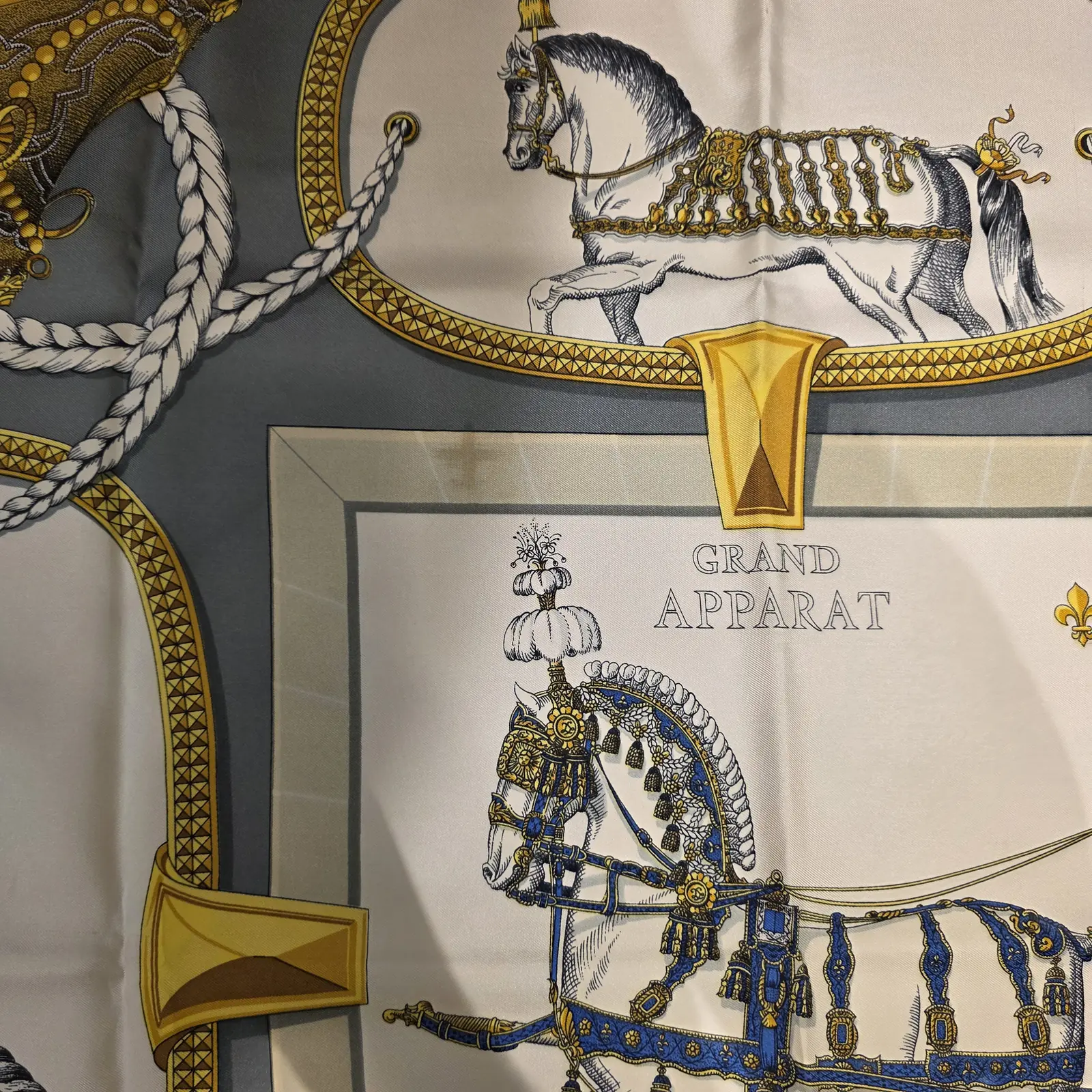 Carré Hermès Vintage « Grand Apparat » (détail)